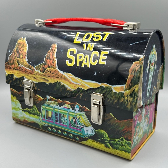 Other - Vintage Collectible 1998 Lost in Space Metal Lunchbox Tin Domed Lid GWhiz!